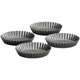 Runde kleine Törtchenform Ø8,5x1,5 cm für die Heissluftfriteuse Air Fryer - klein Zubehör Einsatz Stahlblech antihaftbeschichtet bis 230°C Backform Backförmchen