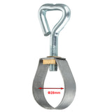 5 Stück Klemmen für Vorzeltstangen Ø28 mm Rohrklemmen Rohrschelle mit Schraube Schraubklemme