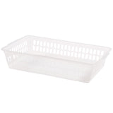 Körbchen Aufbewahrungskorb klein - 25x15x6 cm - Größe S - Kunststoffkorb - Organizer Ordnung - Aufbewahrung Bad Korb Kinderzimmer Haushalt