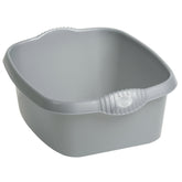 Schüssel rechteckig - 12 Liter - 32x39 cm - Waschschüssel Spülschüssel Wasserschüssel Lebensmittelecht Kunststoff Spüle Haushaltsschüssel Universal Küchenschüssel Pflege nestbar