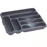 Wham Besteckkasten mit 7 Fächern 42x37cm Grau