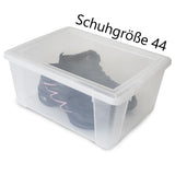 3 x Aufbewahrungsbox mit Deckel 15 Liter - 39x29x17 cm - transparent stapelbar LEBENSMITTELECHT - Kunststoff Box Kiste - Plastik Behälter Organizer - Büro Haushalt Küche Kinderzimmer Spielzeugkiste