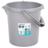Eimer mit Ausguss und Henkel - 5 Liter - Putzeimer Haushalt Küche Bad Camping Kunststoff Eimer Haushaltseimer Wassereimer