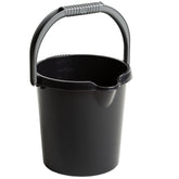 Eimer mit Ausguss und Henkel - 5 Liter - Putzeimer Haushalt Küche Bad Camping Kunststoff Eimer Haushaltseimer Wassereimer