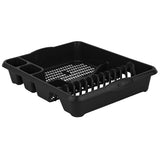 Geschirrständer 46x38cm Ablauf Abtropfständer Abtropfgestell Geschirrabtropfkorb Abtropfgitter Geschirr Abtropfkorb Abtropfschale Geschirrtrockner Haushalt Besteck Camping Geschirr Küche Tropfschale