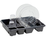 Geschirrständer 46x38cm Ablauf Abtropfständer Abtropfgestell Geschirrabtropfkorb Abtropfgitter Geschirr Abtropfkorb Abtropfschale Geschirrtrockner Haushalt Besteck Camping Geschirr Küche Tropfschale