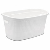 91100 - Stefanplast Wäschekorb DOMUS 35 Liter WEISS