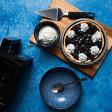 Air Fryer Form 2 Stück Ø20,5x2,5 cm runde Backform für die Heissluftfriteuse - klein Zubehör Einsatz Stahlblech antihaftbeschichtet bis 230°C Backform