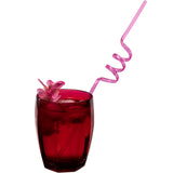 Melamin Geschirr Set für 2 Personen 8 Teile mit Trinkglas rot schwarz Tonoptik - Essgeschirr Acryl Wasserglas - Campinggeschirr