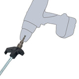 10 Stück Stahl Schraubhering 18 cm - Hering Zelthering Spiralhering harter oder weicher Boden Zeltnagel Zeltpflock Erdspieß Camping Zubehör Outdoor Set