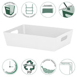 Organizerbox - DINA5 - 25x17x6cm - Ordnungssystem Schubladenorganizer Aufbewahrungskorb
