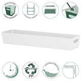 Ordnungsbox - 40x10x6cm - 2 Liter - Ordnungskorb - Schubladenorganizer Organizerbox - Ordnungssystem