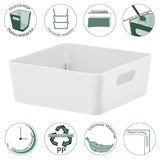 Ordnungsbox - 15x15x6cm - 1 Liter - Schubladenorganizer Ordnungskorb Organizerbox Ordnungssystem