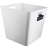 Ordnungsbox mit Beschriftungsclips 30x30x30 cm - Ordnungskorb - Regalorganizer | Wandregal Box für Würfelregal Ordnungssytem