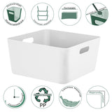 Ordnungsbox - 30x30x15 cm - Ordnungskorb - Regalorganizer - Wandregal Box für Würfelregal Ordnungssytem