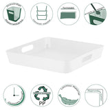 Ordnungsbox 30x30x5 cm Ordnungskorb Regalorganizer Wandregal Aufbewahrungsbox