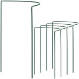 Pflanzenstütze halbrund - Ø38 x 115 cm - Blumenhalter Stütze Blumen Stauden Büsche grün