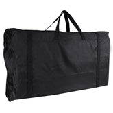 Aufbewahrungstasche für 2 Stühle - 118 x 65 x 18 cm - Transport Tasche mit Trennfach Tragetasche für Stuhl - schwarz - 300D Polyester - Wasserabweisend - mit Zugriemen