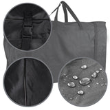 Aufbewahrungstasche für 2 Stühle - 118 x 65 x 18 cm - Transport Tasche mit Trennfach Tragetasche für Stuhl - schwarz - 300D Polyester - Wasserabweisend - mit Zugriemen