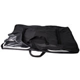 Aufbewahrungstasche für Klapptische - 120 x 75 x 8 cm - Transport Tasche - Tragetasche Campingtisch schwarz - 300D Polyester - Wasserabweisend - mit Zugriemen