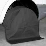 Radabdeckung für 15-16 Zoll Reifen - Rad Schutzhülle - schwarz - 300D Polyester wasserabweisend - für Auto Wohnwagen Wohnmobil
