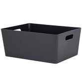 Ordnungsbox - Lederoptik - DINA4 - 35x26x15cm - 11.5 Liter - Ordnungskorb - Schubladenorganizer - Organizerbox Ordnungssystem Aufbewahrung