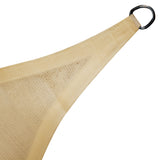 Sonnensegel 2x3 rechteckig - sandfarben - Sonnenschutz atmungsaktiv - UV-Schutz Garten Terasse Camping