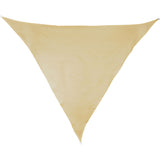 Sonnensegel 3 m dreieckig - sandfarben - Sonnenschutz atmungsaktiv - UV-Schutz Garten Terasse Camping
