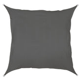 Sonnensegel 3x3 quadratisch - grau - Sonnenschutz atmungsaktiv - UV-Schutz Garten Terasse Camping