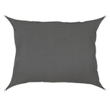 Sonnensegel 3x4 rechteckig - grau - Sonnenschutz atmungsaktiv - UV-Schutz Garten Terasse Camping