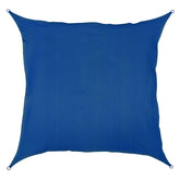 Sonnensegel 2x2 quadratisch - blau - Sonnenschutz atmungsaktiv - UV-Schutz Garten Terasse Camping