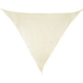 Sonnensegel 3 m dreieckig - creme - Sonnenschutz atmungsaktiv - UV-Schutz Garten Terasse Camping