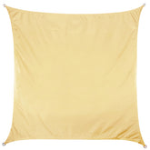 Sonnensegel 4x4 quadratisch - sandfarben - Sonnenschutz wasserabweisend - UV-Schutz Garten Terasse Camping