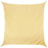 Sonnensegel 2x2 quadratisch - sandfarben - Sonnenschutz wasserabweisend - UV-Schutz Garten Terasse Camping