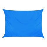 Sonnensegel 2x3 rechteckig - blau - Sonnenschutz wasserabweisend - UV-Schutz Garten Terasse Camping