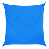 Sonnensegel 3x3 quadratisch - blau - Sonnenschutz wasserabweisend - UV-Schutz Garten Terasse Camping