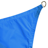 Sonnensegel 2x2 quadratisch - blau - Sonnenschutz wasserabweisend - UV-Schutz Garten Terasse Camping