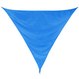 Sonnensegel 3,6 m dreieckig - blau - Sonnenschutz wasserabweisend - UV-Schutz Garten Terasse Camping