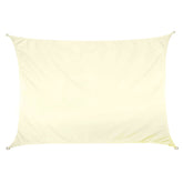 Sonnensegel 3x4 rechteckig - creme - Sonnenschutz wasserabweisend - UV-Schutz Garten Terasse Camping