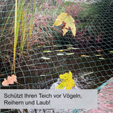 Vogelschutznetz - grün - Teichnetz Baumnetz Schutz Netz für Garten Landwirtschaft