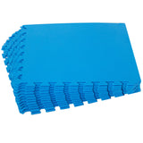 Poolunterlegmatte blau 50x5x0,5 cm EVA - Stecksystem Puzzelmatte Fitness Sportmatte Trainingsmatte