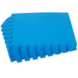 Poolunterlegmatte aus EVA in Blau - 0,5cm dick - 50x50cm - passend für spezielle Poolgrößen - Stecksystem in Puzzleform