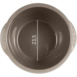 4x Schüssel 9 Liter rund D-35x15 cm Braun - Haushaltsschüssel Waschschüssel Universal Küchenschüssel Spülschüssel Kunststoff Fußbad Pflege - nestbar