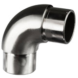 Edelstahl Rundbogen für 42,4 mm Rohre - V2A Fitting für Geländer Handlauf Balkon Verbindung gebürstet