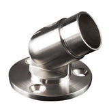 Edelstahl Gelenk Flansch für 42,4 mm Rohre - V2A Fitting für Geländer Handlauf Balkon