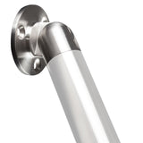 Edelstahl Gelenk Flansch für 42,4 mm Rohre - V2A Fitting für Geländer Handlauf Balkon