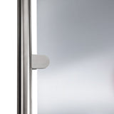 16x Edelstahl Glashalter halbrund für 6 mm Glas - Glasklemme rund für Rundrohre Geländer Sicherung