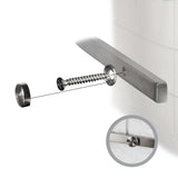 Edelstahl Duschablage - Badezimmer Eckregal Duschkorb Badewanne - Wandregal silber - zum Bohren