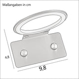 Edelstahl Haartrockner Halterung - Fön Halter - Wandhalterung Badezimmer Zubehör