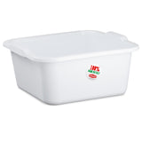 12x Schüssel 7 Liter quadratisch 30x30x14 cm weiß - aus PP-Kunststoff - Universal Haushaltsschüssel Waschschüssel Küchenschüssel Spülschüssel Kunststoff Fußbad Pflege - nestbar